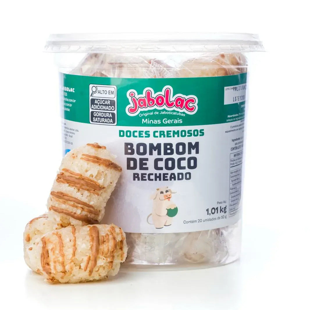 Bombom de coco recheado Pote 1,01Kg