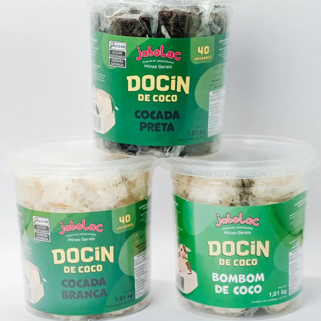 Docin cocada branca Pote 1,01Kg