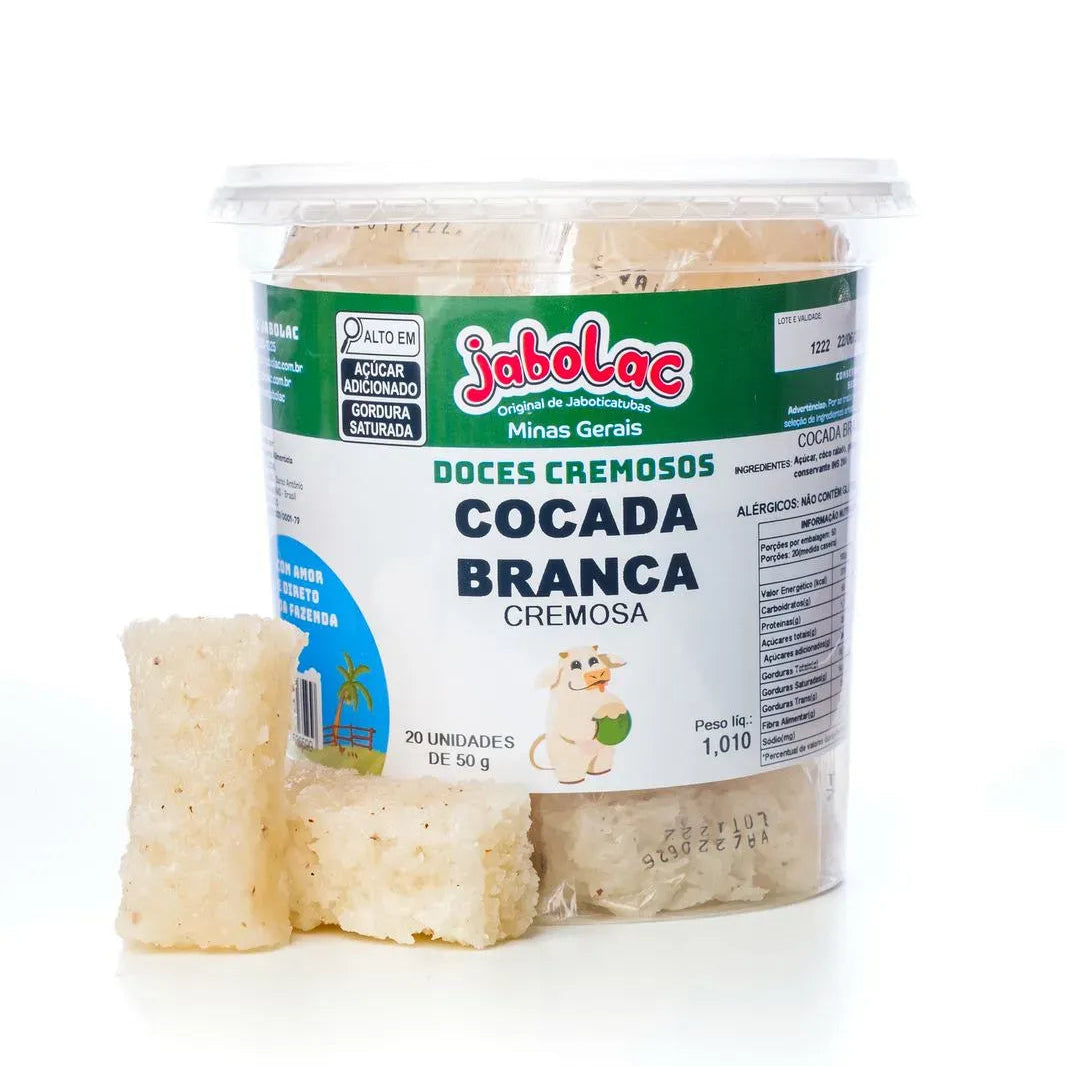 Cocada branca cremosa Pote 1,01Kg