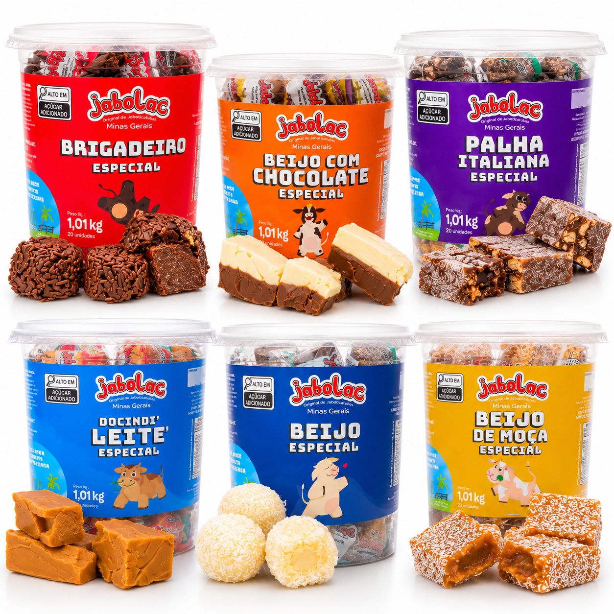 Kit Linha Especial Jabolac 6,06kg – Coleção Completa de Doces Mineiros
