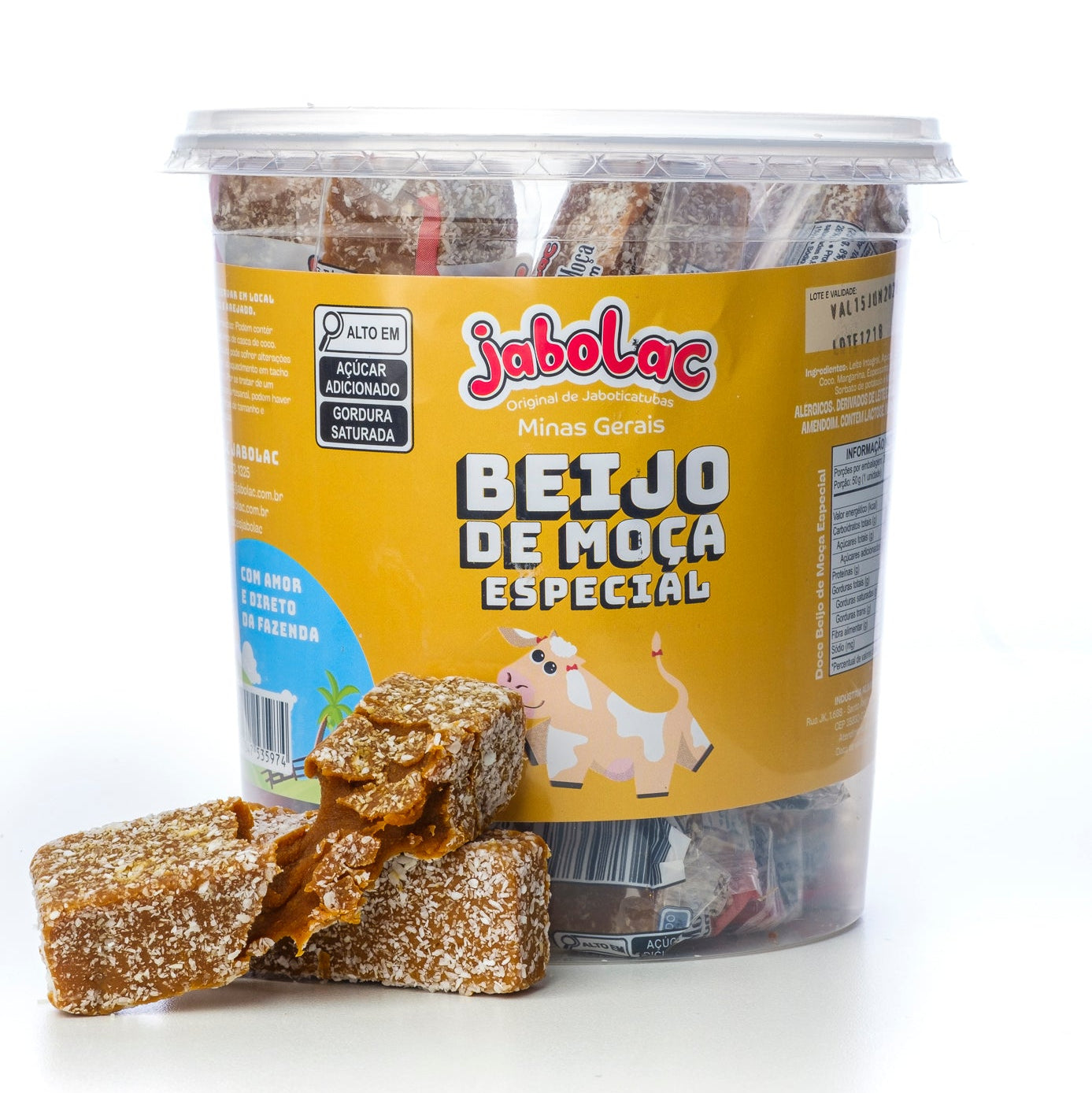 Beijo de moça especial Pote 1,01Kg