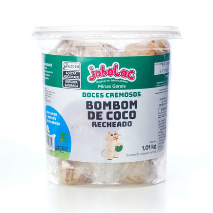 Bombom de coco recheado Pote 1,01Kg