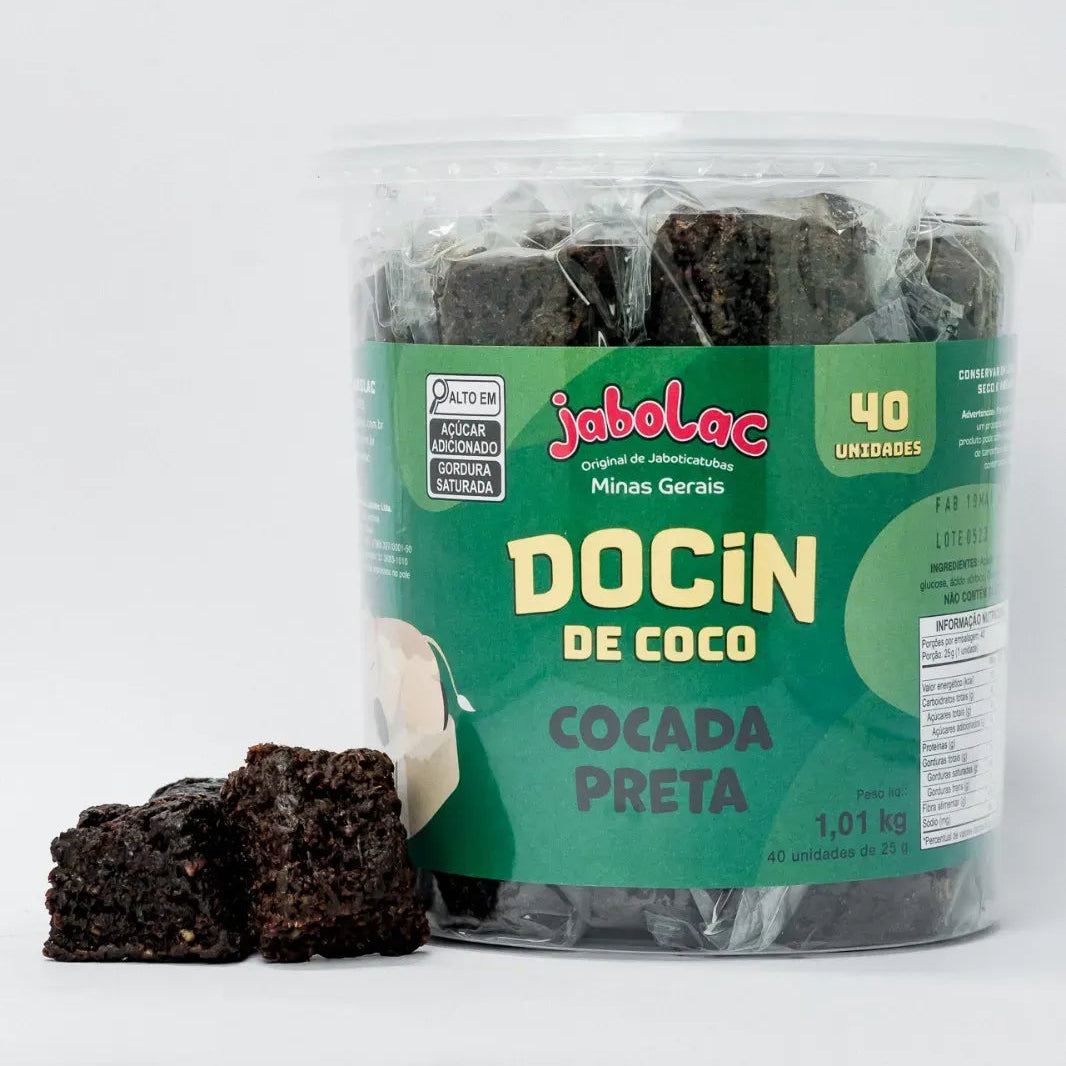 Docin cocada preta Pote 1,01Kg