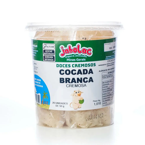 Cocada branca cremosa Pote 1,01Kg