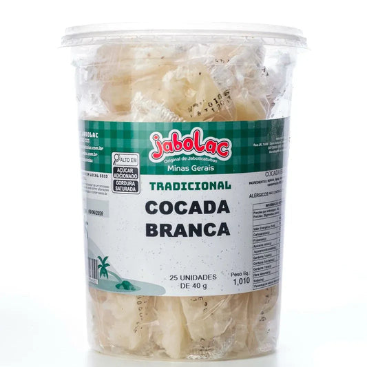 Cocada branca pingada Pote 1,01Kg