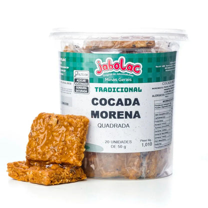 Cocada morena quadrada Pote 1,01Kg