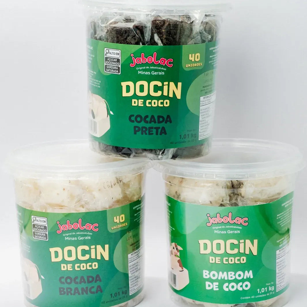 Docin cocada preta Pote 1,01Kg