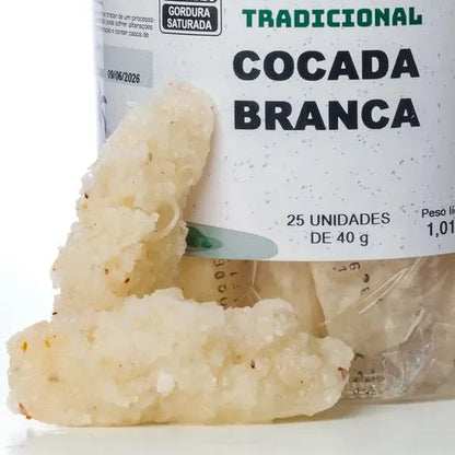 Cocada branca pingada Pote 1,01Kg