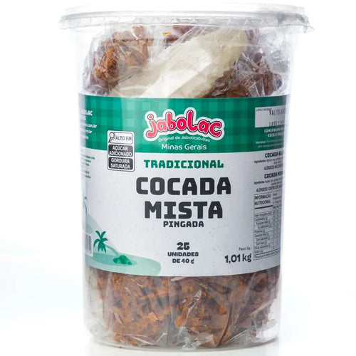 Cocada mista pingada Pote 1,01Kg