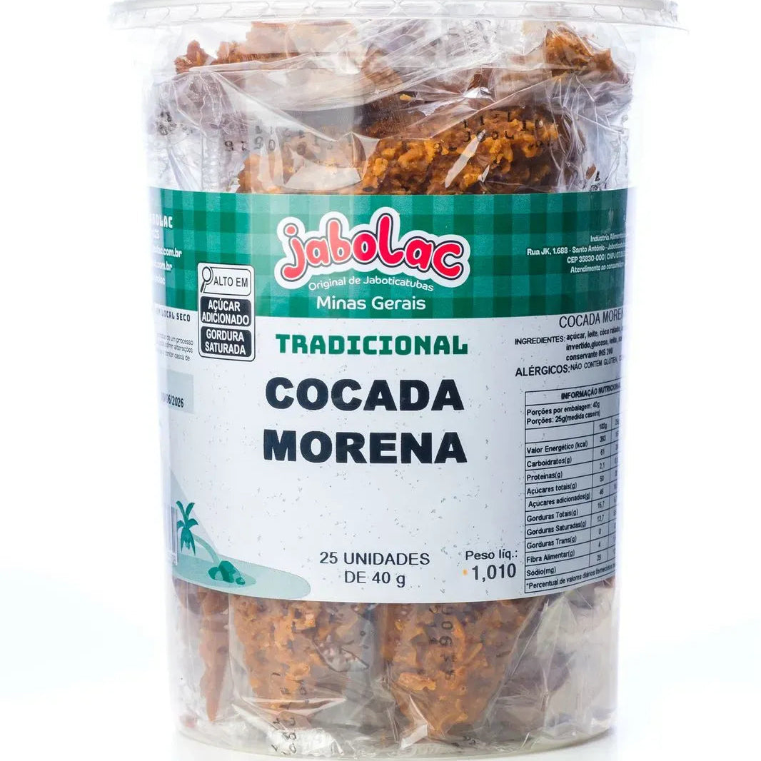 Cocada morena pingada Pote 1,01Kg