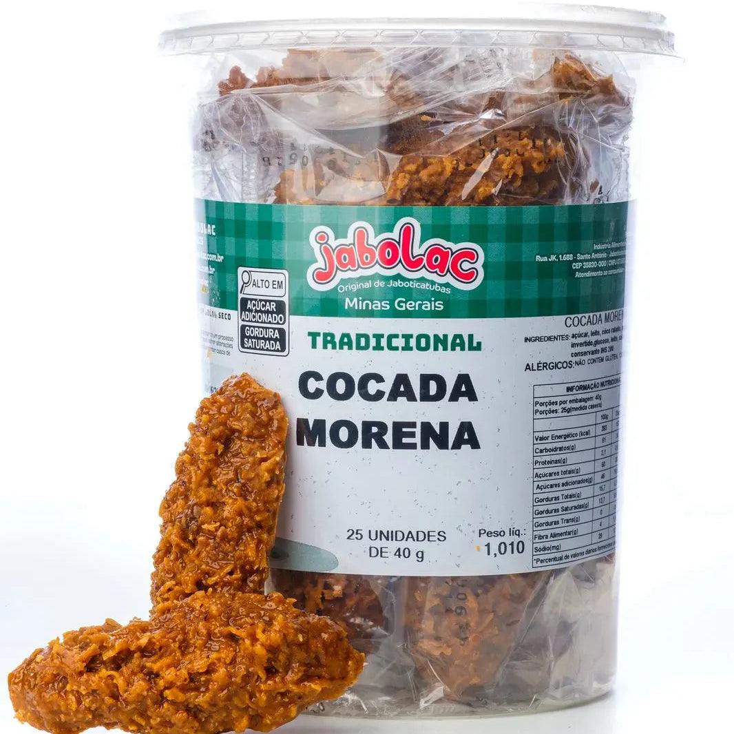 Cocada morena pingada Pote 1,01Kg