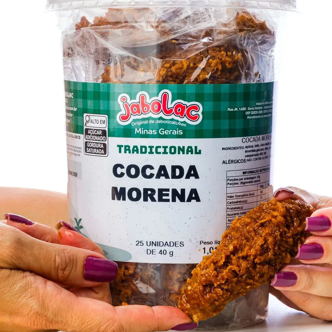 Cocada morena pingada Pote 1,01Kg